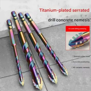Jogo de Brocas Multimaterial 3-12mm Haste Hexagonal