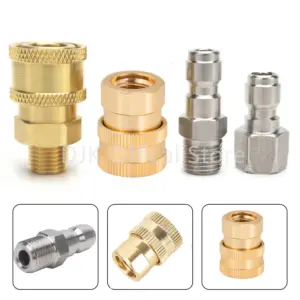 bico conector engate rápido 1/4 lavadora alta pressão