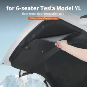 protetor porta malas tesla model yl camurça