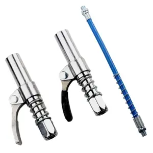 bico plano travamento automatico pistola graxa