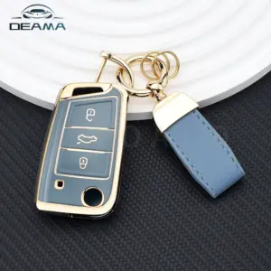 capa chave tpu 3 botões vw golf 7