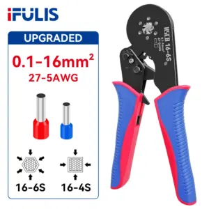 alicate crimpador terminal tubular