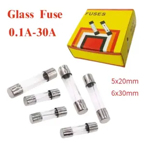 kit fusíveis de vidro 5x20mm 6x30mm