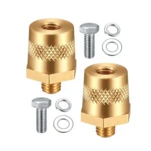 adaptador terminal bateria latão m6 m8