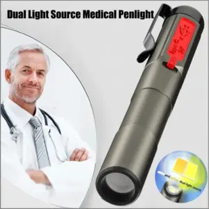 caneta lanterna led dupla luz