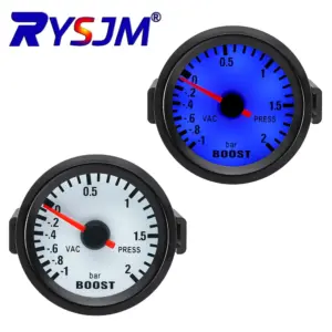 medidor de pressão turbo 52mm 12v