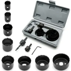 kit brocas serra copo 19mm-64mm