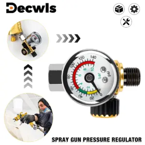 Válvula Reguladora de Pressão 1/4 NPT para Pistola de Pintura
