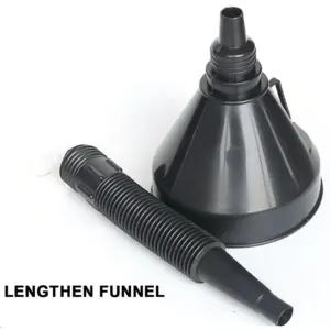 funil de óleo universal com filtro