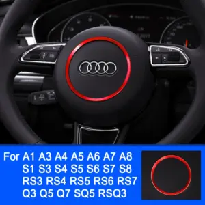 anel decoração volante audi