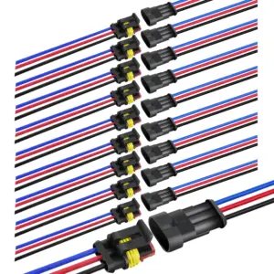 conector de fio 3 pinos 18 awg