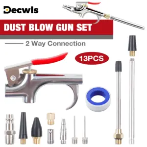 kit pistola de sopro de ar 13 peças