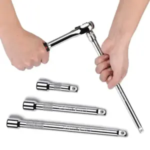 conjunto extensor soquete 1/4 3/8 1/2