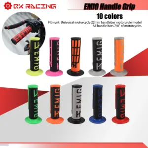 manopla de moto universal borracha
