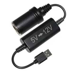 adaptador usb 5v tomada isqueiro 12v