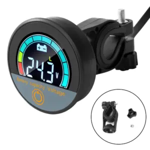 voltímetro digital circular dc 7-100v
