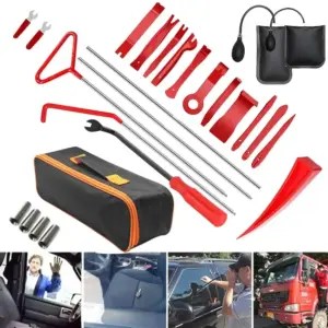 kit ferramentas desbloqueio emergência automotiva
