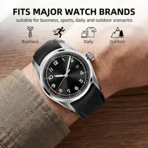 pulseira de relógio fkm curvada