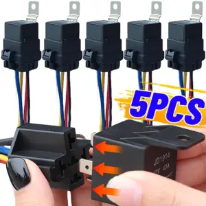 relé automotivo 12v 5 pinos 40a