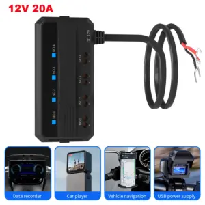 caixa de fusíveis automotiva 12v