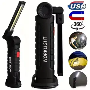 lanterna led cob recarregável usb