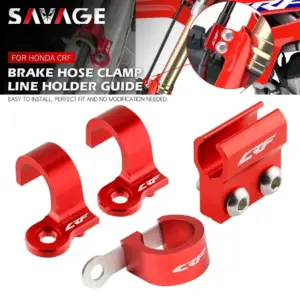 braçadeira suporte mangueira freio honda crf