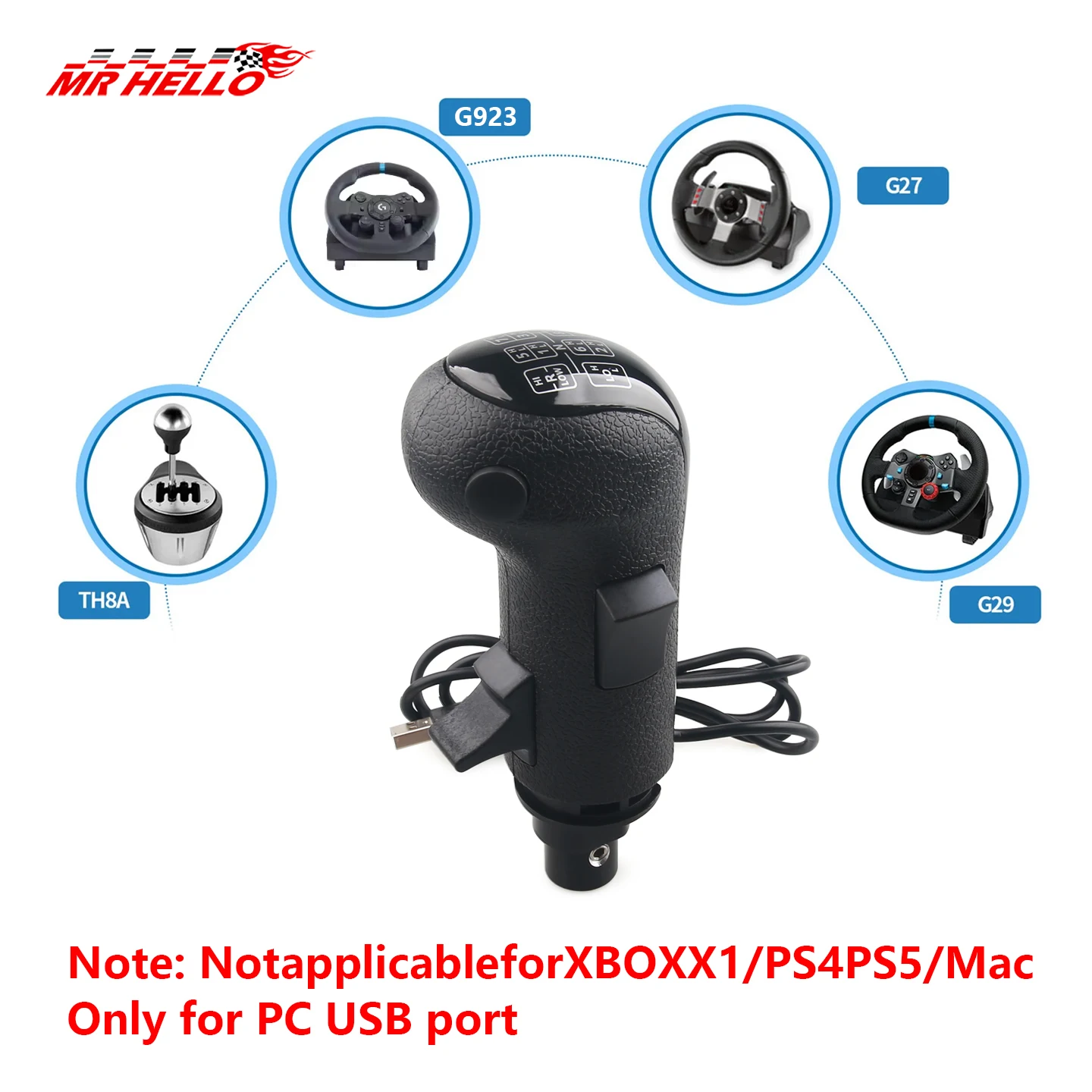 botão de câmbio usb simulador