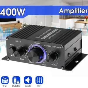 mini amplificador automotivo digital 12v