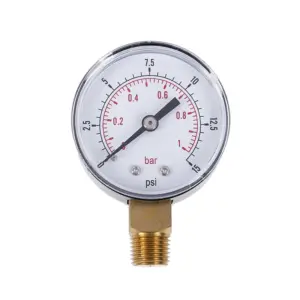 medidor baixa pressão 50mm 0-15 PSI