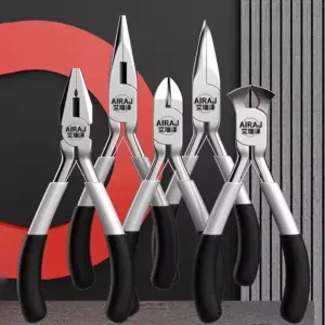 mini alicate bico plano sem dentes