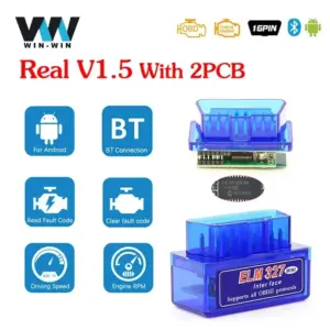 adaptador scanner elm327 v1.5 bluetooth obd2