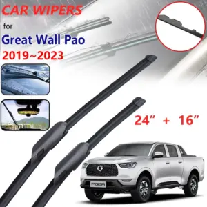 Palhetas Limpador de Para-brisa para Great Wall Pao 2019-2023