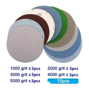 kit discos lixa 125mm grão 3000 5000