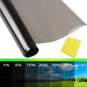 película automotiva 5% vlt preta
