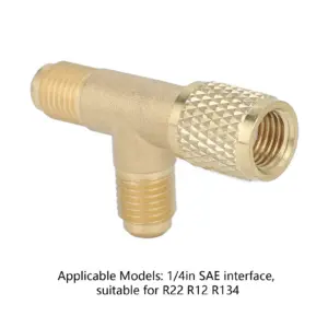 adaptador t acoplador rápido 1/4" sae