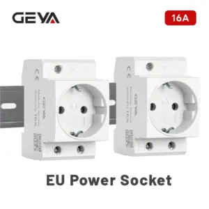 tomada modular trilho din 16a 220v