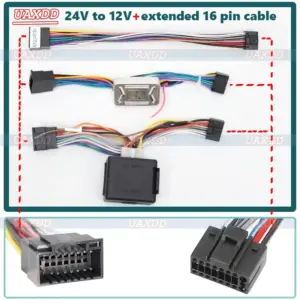 cabo conversor 24v para 12v 5a