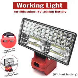 luz de trabalho led milwaukee 18v