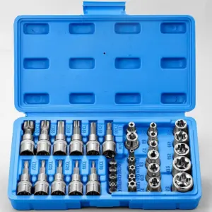 kit soquetes torx e-torx 34 peças