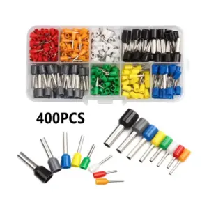 kit 400 conectores tubulares crimpagem