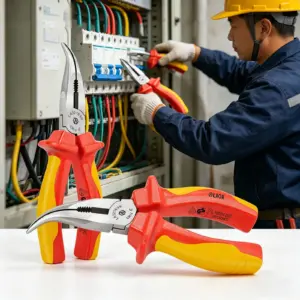 alicate de bico curvo isolado