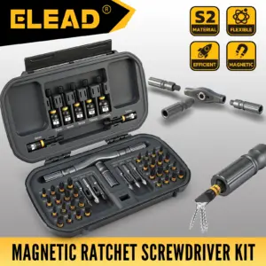 kit chaves de fenda magnéticas 46 em 1