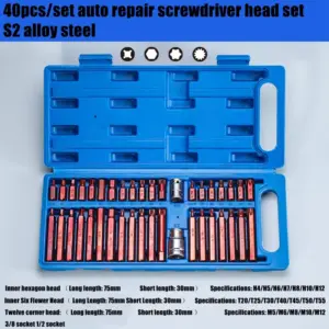kit bits torx estrela spline hex