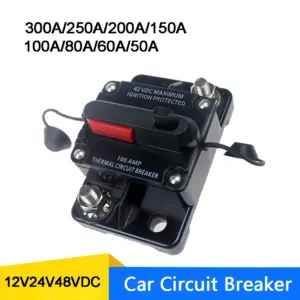 disjuntor reajustável 12-42vdc áudio automotivo