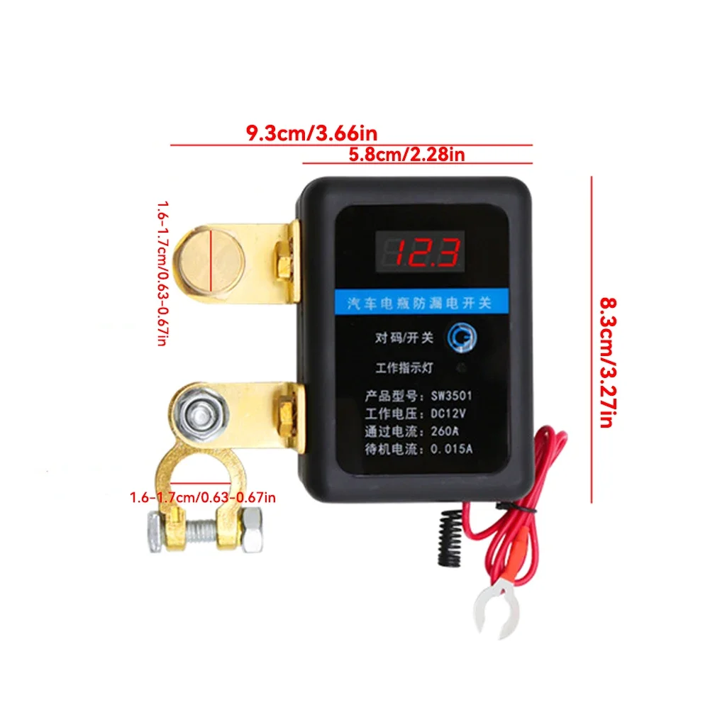Interruptor de Bateria Remoto 12V 260A para Carro Caminhão SUV - Imagem 6