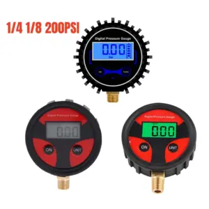 medidor pressao pneu digital 200 psi