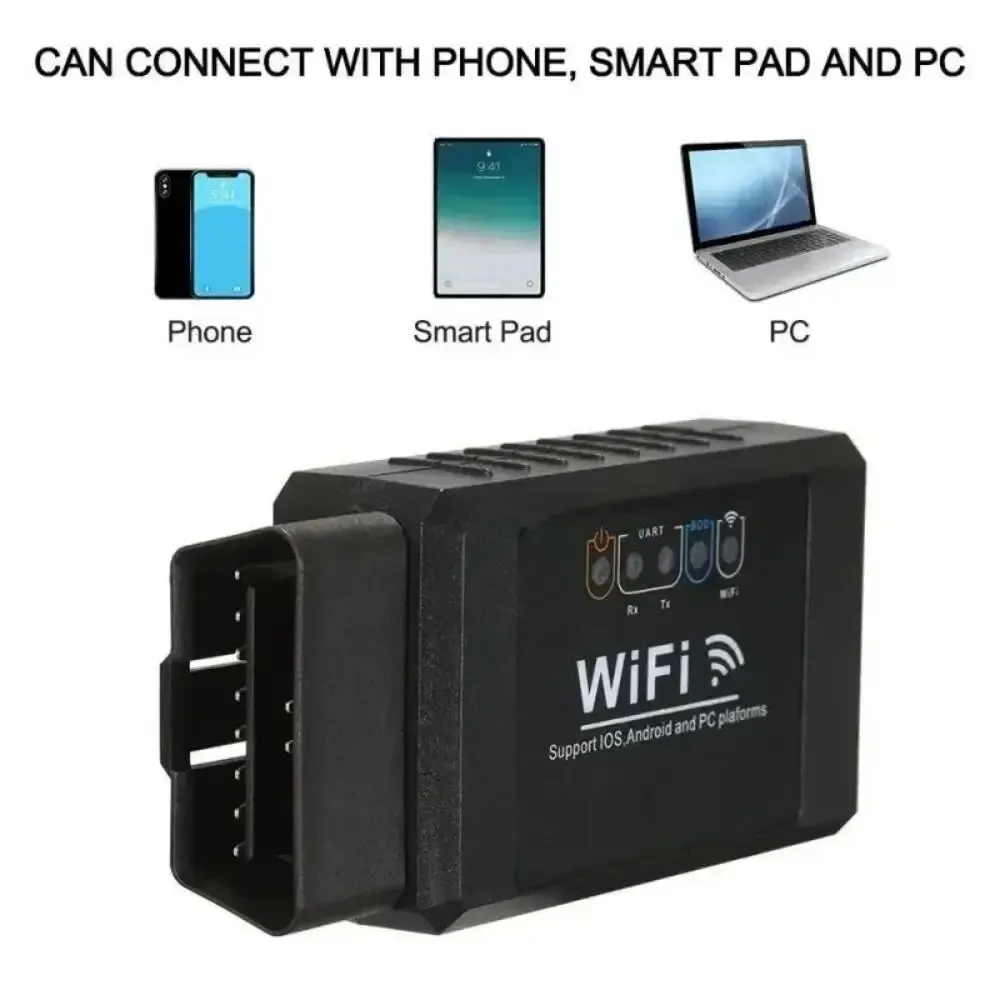 Scanner Automotivo OBD2 WiFi ELM327 V1.5 para IOS Android - Imagem 2