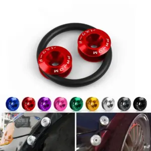 fixador rápido jdm alumínio para-choque roxo