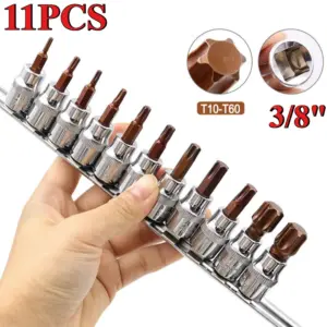 jogo de bits torx 3/8 t10 a t60