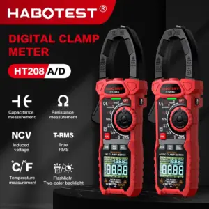amperímetro alicate habotest ht208a